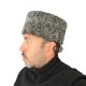 Gray Fur Hat - Authentic Caucasian Hat Made of Lambskin Chechen Hat, Dagestani Hat, Circassian Hat, Enver Pasha Hat