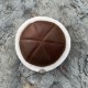 Winter Greetings: Brown Leather Hat with White Fur