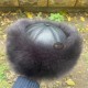 Men's Leather Börk for Archery, Horseback - Turkish Hat - Shearling Sheepskin